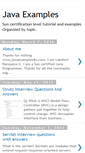 Mobile Screenshot of javaexamples4u.com